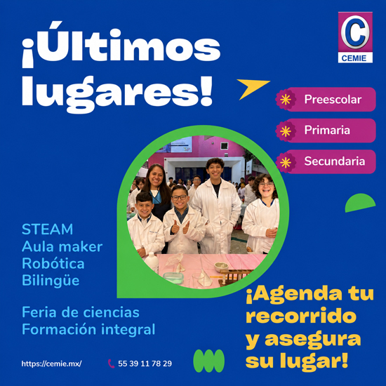 Inscripciones abiertas en colegio bilingüe CEMIE con programa de robótica.